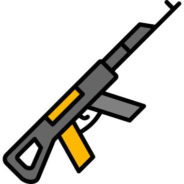 Ak47 icon modern vector illustration