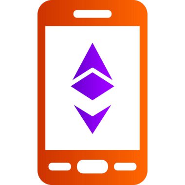 Smartphone Simgesi, vektör illüstrasyonu