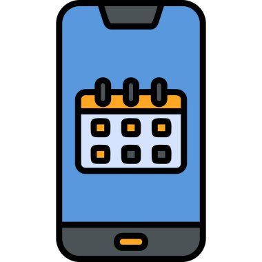 Smartphone Simgesi, vektör illüstrasyonu