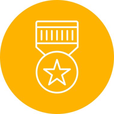 Rozet. Web simgesi basit illüstrasyon