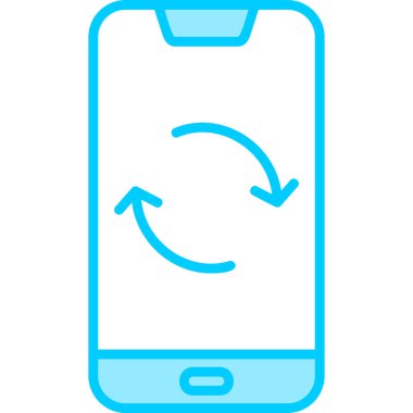 Smartphone Simgesi, vektör illüstrasyonu