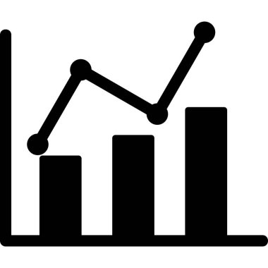 grafik ikonu vektör illüstrasyonu 