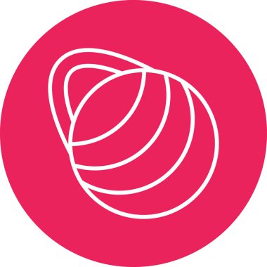 Spor topu modern simge, vektör illüstrasyonu