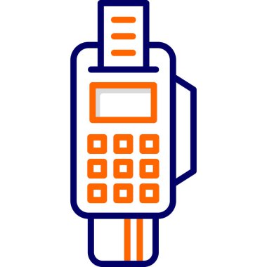 ATM 'de. Web simgesi basit illüstrasyon