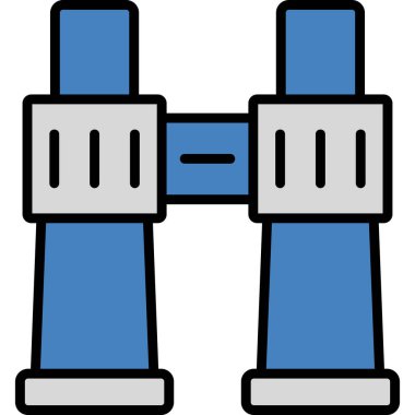 Dürbünler modern simge vektör çizimi