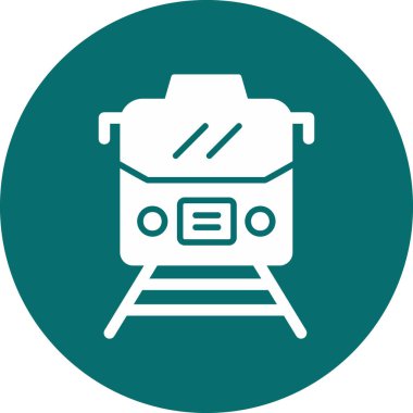 Train modern vector icon illustration