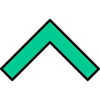 Tek bir sembol simgesinin vektör çizimi