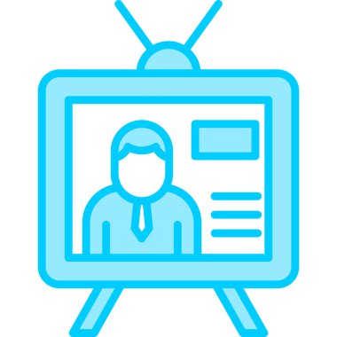 tv simge vektör çizim