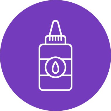 Basit yapıştırıcı simgesi, vektör illüstrasyonu