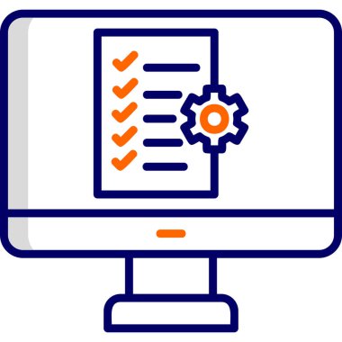 vector illustration of project management modern icon in design