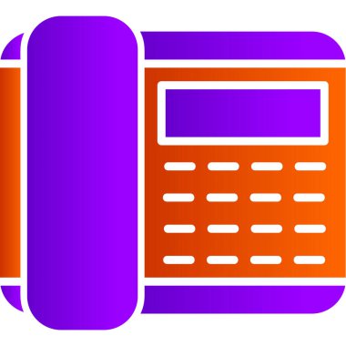 telefon simgesi vektör illüstrasyonu