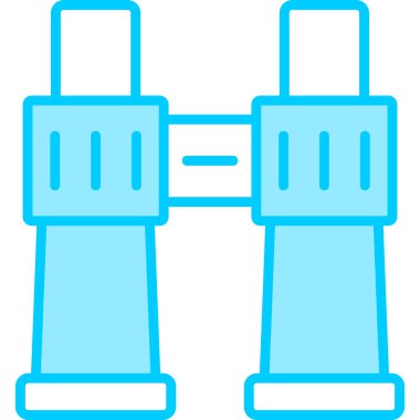 Dürbünler modern simge vektör çizimi