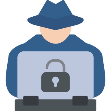 Siber Saldırı web simgesi ögesi arkaplanı