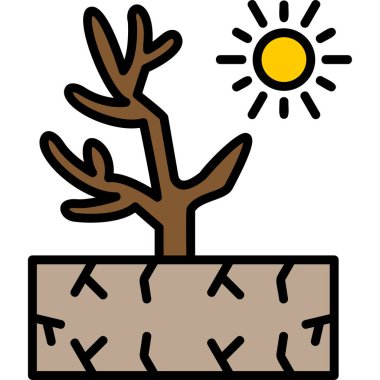 Ağaç. Web simgesi basit illüstrasyon