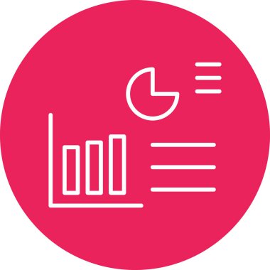 grafik ikonu vektör illüstrasyonu 