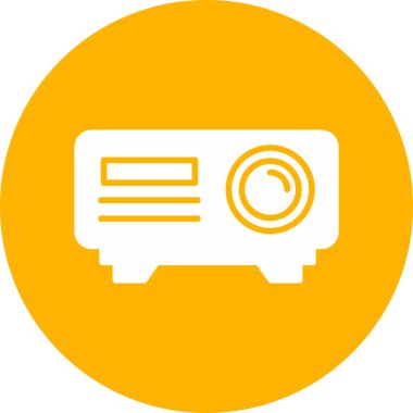Projector web icon vector illustration
