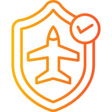 Uçuş Ağı simgesi basit illüstrasyon