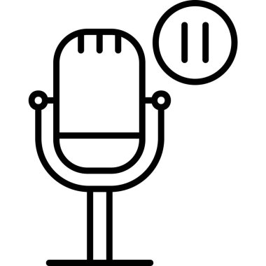 Web simgesi vektör illüstrasyonunu duraklat