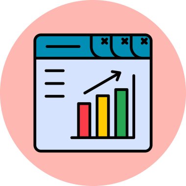 Büyüme simgesi, modern tasarım illüstrasyonu