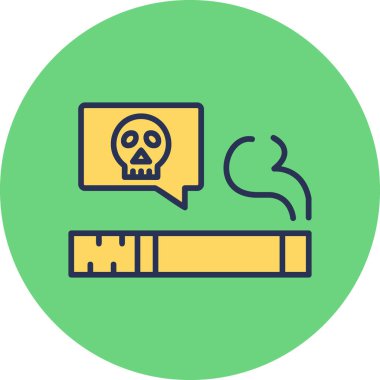 Modern ölüm simgesi, vektör çizimi