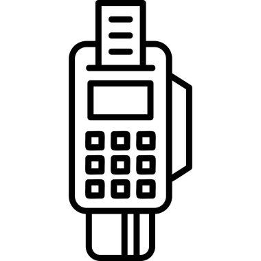 ATM 'de. Web simgesi basit illüstrasyon