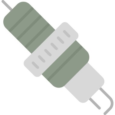 Buji modern simgesi, vektör illüstrasyonu 