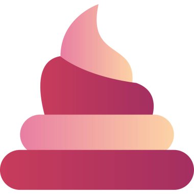 Piramit. Web simgesi basit illüstrasyon