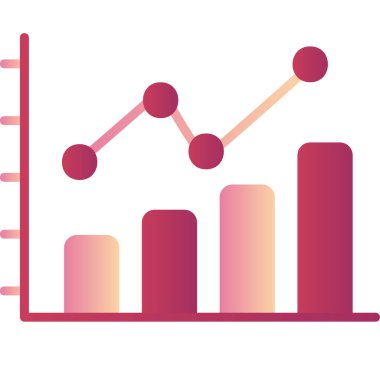 bar chart. simple web illustration