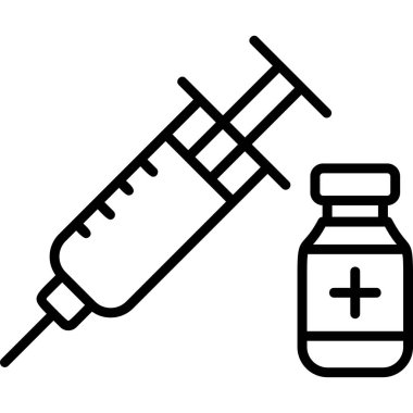  İnsülin. Web simgesi basit illüstrasyon