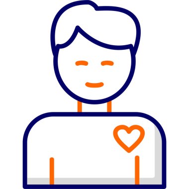 Gönüllü ağ simgesi basit illüComment 