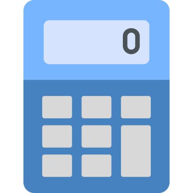 Web hesap makinesi simgesi. vektör illüstrasyonu