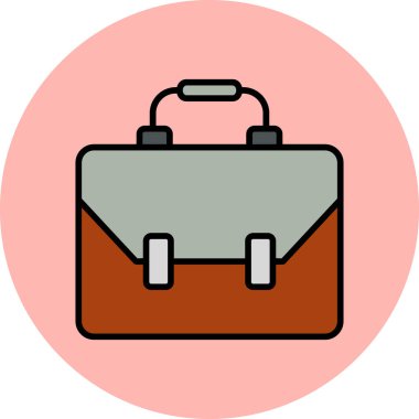 Çanta. Web simgesi basit tasarım 