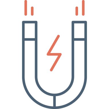 mıknatıs simgesi vektör çizimi