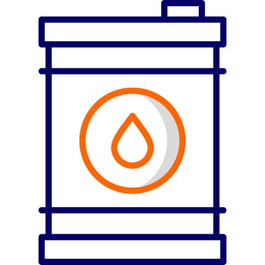 Petrol varil simge vektör çizim