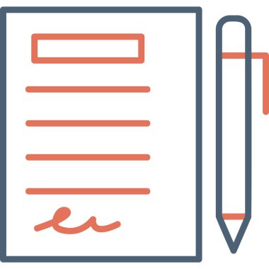 Planlayıcı web simgesi basit illüstrasyon