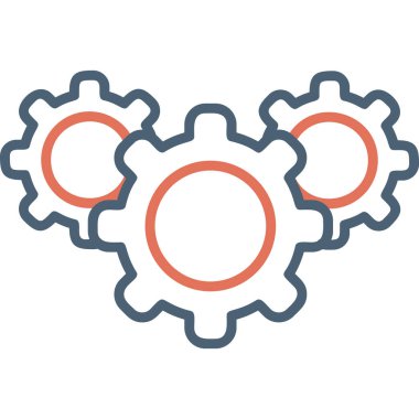 gear wheels. web simple illustration