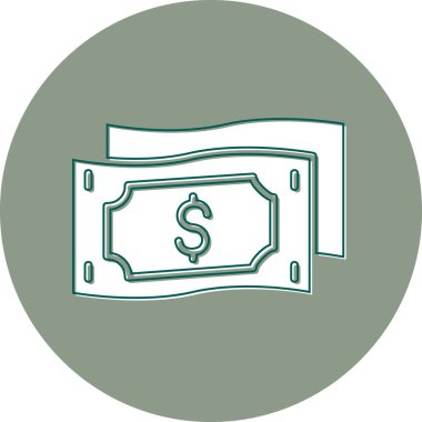 para ve finans kavramı, basit özet vektör tasarımı