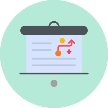 Strateji. Web simgesi basit tasarım 