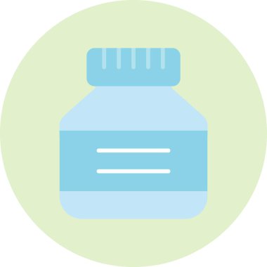 Mürekkep modern simge vektör illüstrasyonu