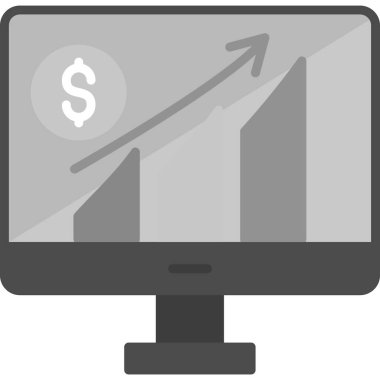 Büyüme simgesi, modern tasarım illüstrasyonu