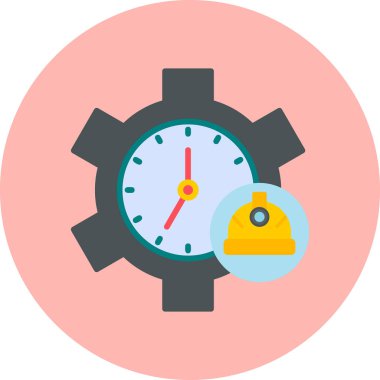 Saat zamanı, akıllı telefon aygıtının dijital illüstrasyonu 