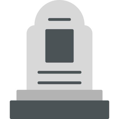 mezar. Web simgesi basit illüstrasyon