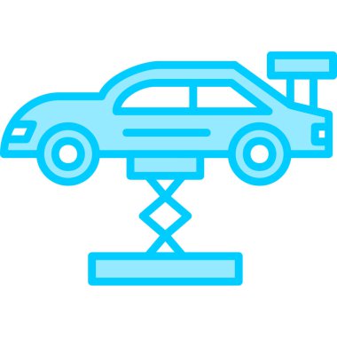 - Araba. Web simgesi basit illüstrasyon