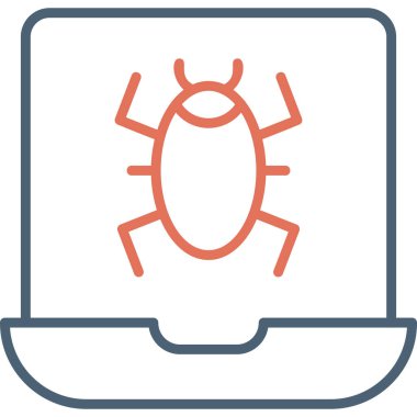 Etkilenmiş modern simge, vektör illüstrasyonu