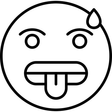 Sıcak modern simge, vektör illüstrasyonu