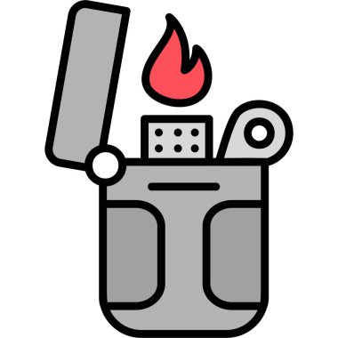 Daha hafif modern simge, vektör illüstrasyonu