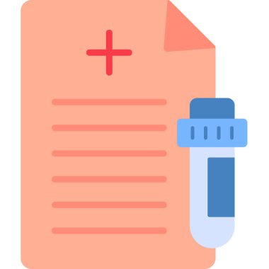 Test Report icon modern vector illustration