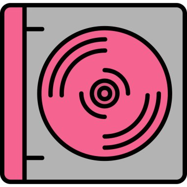 cd modern simge vektör illüstrasyonu