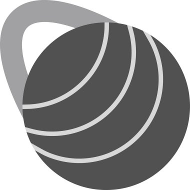 Spor topu modern simge, vektör illüstrasyonu