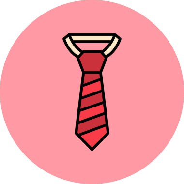 Kravat. Web simgesi basit tasarım